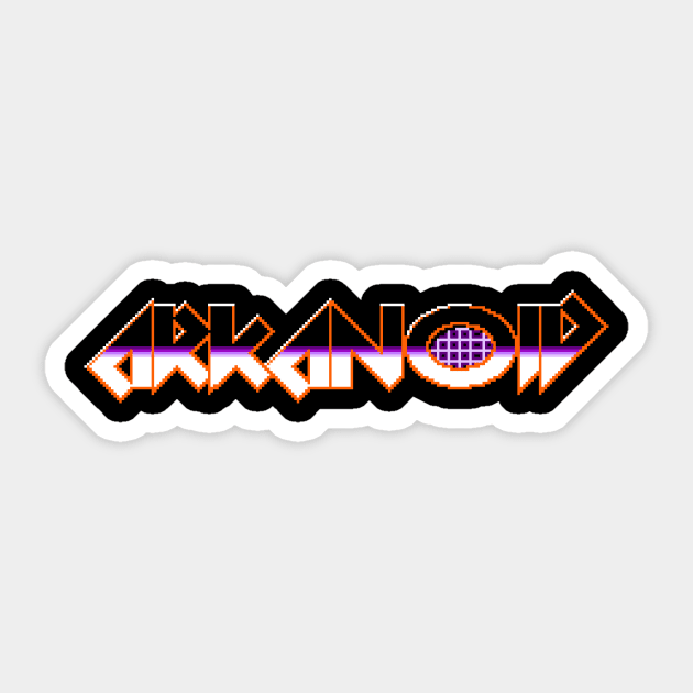 Arkanoid Logo Sticker by GraphicGibbon